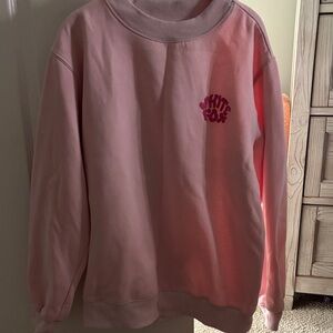 White Fox Boutique Pink Sweatshirt
